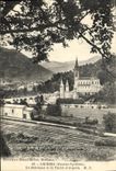 CPA Lourdes La Basilique et la Vallee d Argeles