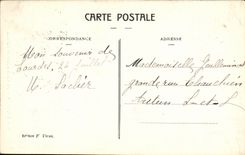 CPA Lourdes Ange a La montee du Calvaire