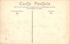 CPA Lourdes Train Blanc Les Grands malades sur le parvis de la basilique