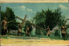 CPA Lourdes 2eme Station du Caivaire