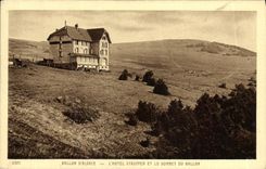 CPA Ballon L Alsace L Hotel stauffer Et Le Sommet Du Ballon