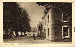 CPA Mont Sainte Odile Cour Du Couvent