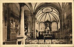 CPA Mont Sainte Odile Couvent Interieur de L Eglise