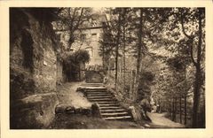 CPA Mont Sainte Odile Le Couvent chemin de ronde