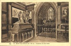 CPA Mont Sainte Odile Tombeau de Ste Odile