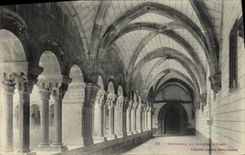 CPA Interieur du cloitre d Elne