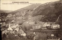 CPA Amelie Les Bains Vue d ensemble de L Hopital Militaire