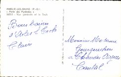 CPA Amelie les Bains Vue Generale et le Tech