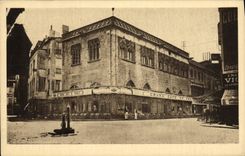 CPA Perpignan La loge et rue des marchands Grand Cafe de France 
