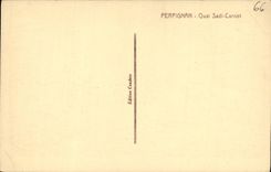CPA Perpignan Quai Sadi Carnot