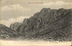 CPA Col et rochers de Sencours Descente du pic sur Gripp