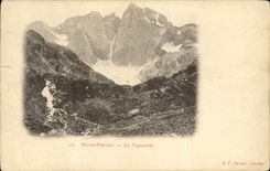 VINTAGE POSTCARD the High Pyrenees Vignemale