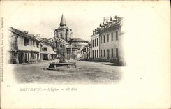 VINTAGE POSTCARD Holy Savin L Church