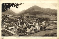 VINTAGE POSTCARD Arreau View Conpluent Of Both Nestes