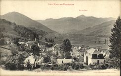 VINTAGE POSTCARD Gerde close Bagneres View