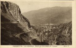 VINTAGE POSTCARD Pierrefitte View Road De Cauterets And Tunnel