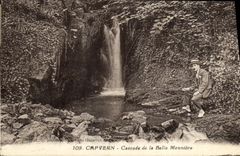 VINTAGE POSTCARD Capvern Cascades of the Beautiful Miller