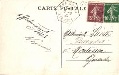 VINTAGE POSTCARD Capvern Cascades of the Beautiful Miller