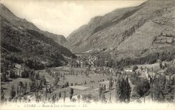 VINTAGE POSTCARD Gedre Route of Luz has Gavarnie
