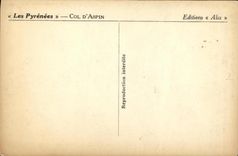 VINTAGE POSTCARD an escape on the road