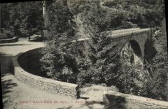 VINTAGE POSTCARD St Saver Napoleon Bridge