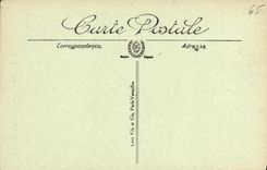 VINTAGE POSTCARD Luz L Church of Templiers the gate