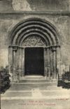 VINTAGE POSTCARD Luz Gate of L Church of Templiers
