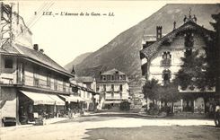 CPA Luz L Avenue de la Gare