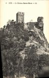 VINTAGE POSTCARD Luz the Castle Sainte Marie