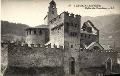 CPA Luz Saint Sauveur Eglise des Templiers
