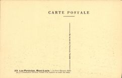 VINTAGE POSTCARD the Pyrenees Louis Mount the Gisclard bridge