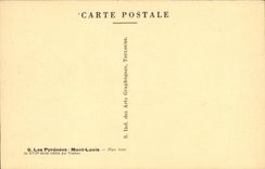 VINTAGE POSTCARD the Pyrenees Louis Mount View