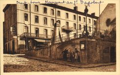 VINTAGE POSTCARD the Pyrenees Mont Louis Places Monument at general Dagobert