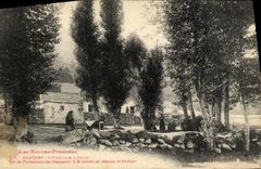 VINTAGE POSTCARD Bareges the High Pyrenees L hermitage has Colas