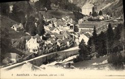 VINTAGE POSTCARD Bareges View east coast