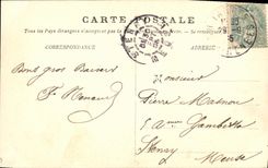 VINTAGE POSTCARD Tarbes Forail Vaches Oxen Goes TOP