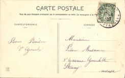 Los mercados de Tarbes de la POSTAL de la VENDIMIA Marcadieu durante la moneda de virutas REMATAN