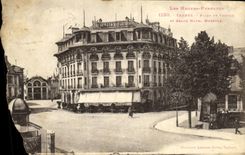 CPA Tarbes Place de Verdun et grand hotel moderne 