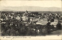 CPA Tarbes Vue generale sur les Pyrenees