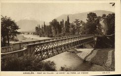 CPA Argeles Pont de Tillos Le Gave au Fond le Viscos