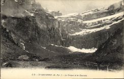 CPA Gavarnie Le Cirque et la Cascade