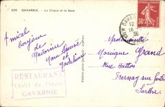 CPA Gavarnie Le Cirque et le Gave