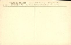 CPA Gavarnie Au Cirque La Grande Cascade