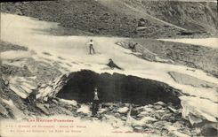 CPA Gavarnie Cirque Amas de neige Au fond du cirque Un pont de neige 