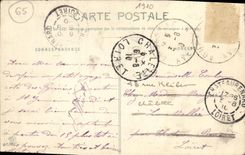 CPA Gavarnie Cirque Amas de neige Au fond du cirque Un pont de neige