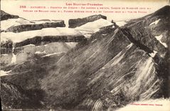 CPA Gavarnie Fronton Du Cirque Casque de Marbore Breche de Roland Fausse breche et Taillon vus de Pailla
