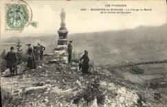 VINTAGE POSTCARD Bagneres de Bigorre the Virgin of Bedat and the Valley of Campan