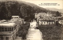 VINTAGE POSTCARD Bagneres de BigorreVue on the Thermal baths and the Casino