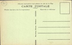 VINTAGE POSTCARD Surroundings of Bagneres de Bigorre Road of the Blue Lake L Hotel trade of Chiroulet