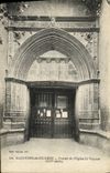 VINTAGE POSTCARD Bagneres de Bigorre Gate of L Church St Vincent